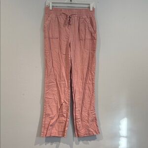 Ci Sono Dusty Pink Linen Pants